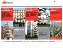 Tablet Screenshot of cabinet-leveille.com